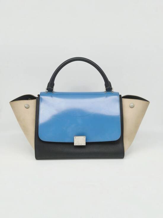 Celine Handbags - Celine Trapeze Medium Leather Top Handle & Crossbody Bag